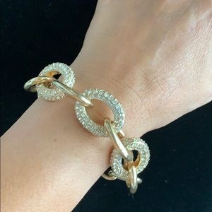 Chain gold crystal bracelet ✨